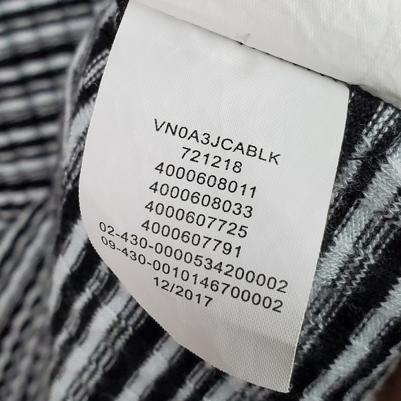 Vans Black White Striped High Neck Sleeveless Dress XS - Picture 6 of 7